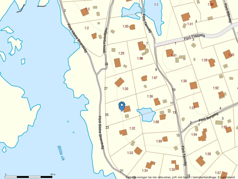 Fritidshus, Förö Södra Strandväg 25, Stora Förö , Göteborg