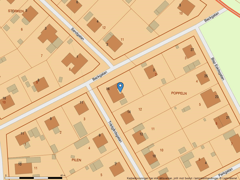 Villa, Trädgårdsgatan 16, Brunnsparken, Simrishamn