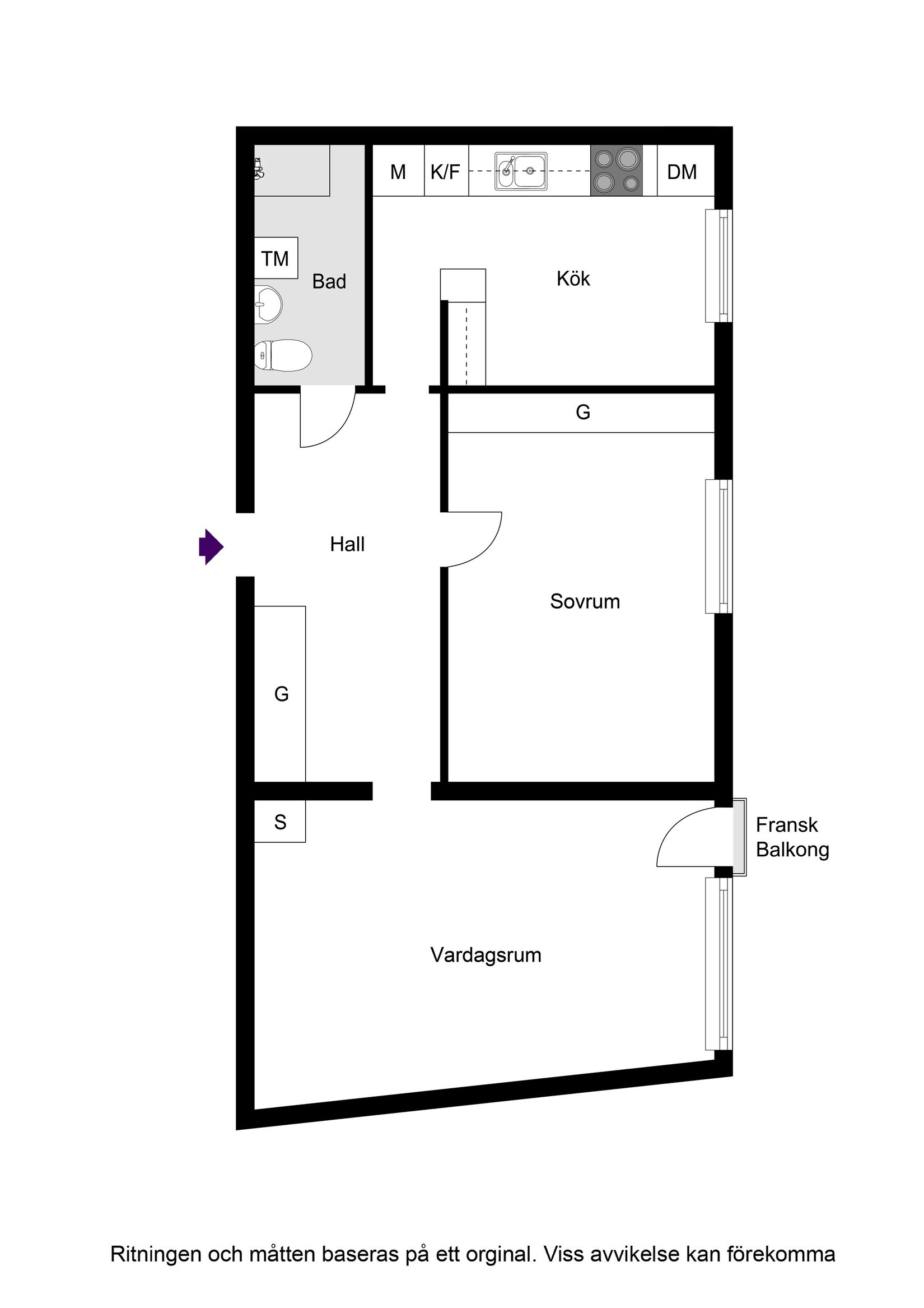 Bostadsrätt, Smedvägen 5, Kallhäll, Järfälla