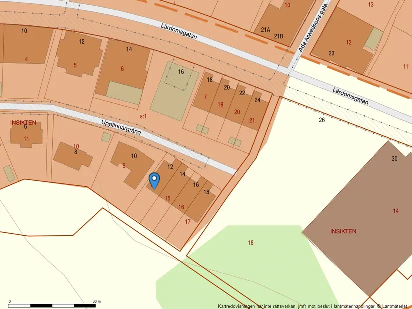 Villa, Radhus, Uppfinnargränd 12, Vallastaden, Linköping