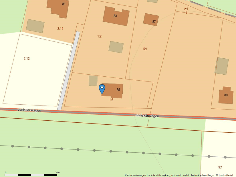 Villa, Juniskärsvägen 85, Juniskär, Sundsvall