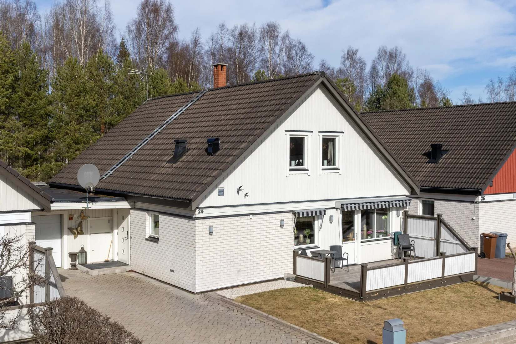 Villa, Radhus, Plogvägen 28, Hånåkni, Mora