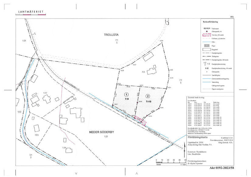 Tomt, Segersängsvägen 67 & 69, Nynäshamn