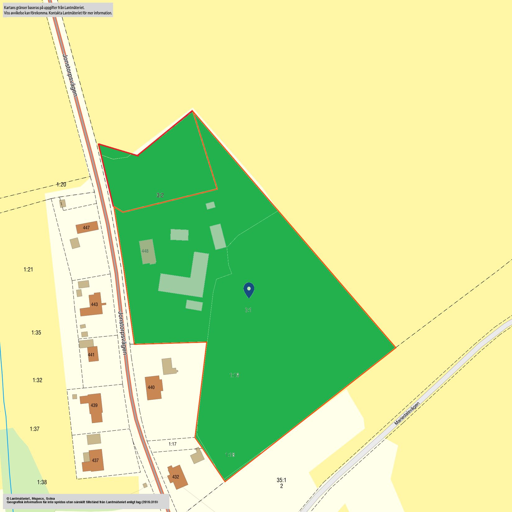 Villa, Jonstorpsvägen 448, Allerum, Helsingborg