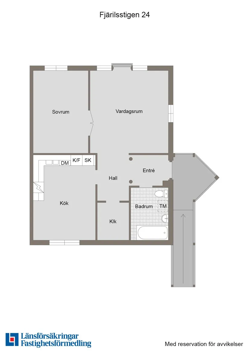 Bostadsrätt, Fjärilsstigen 24, Gånsta, Enköping
