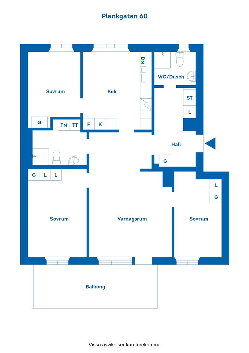 Bostadsrätt, Plankgatan 60, Nordantill, Norrköping