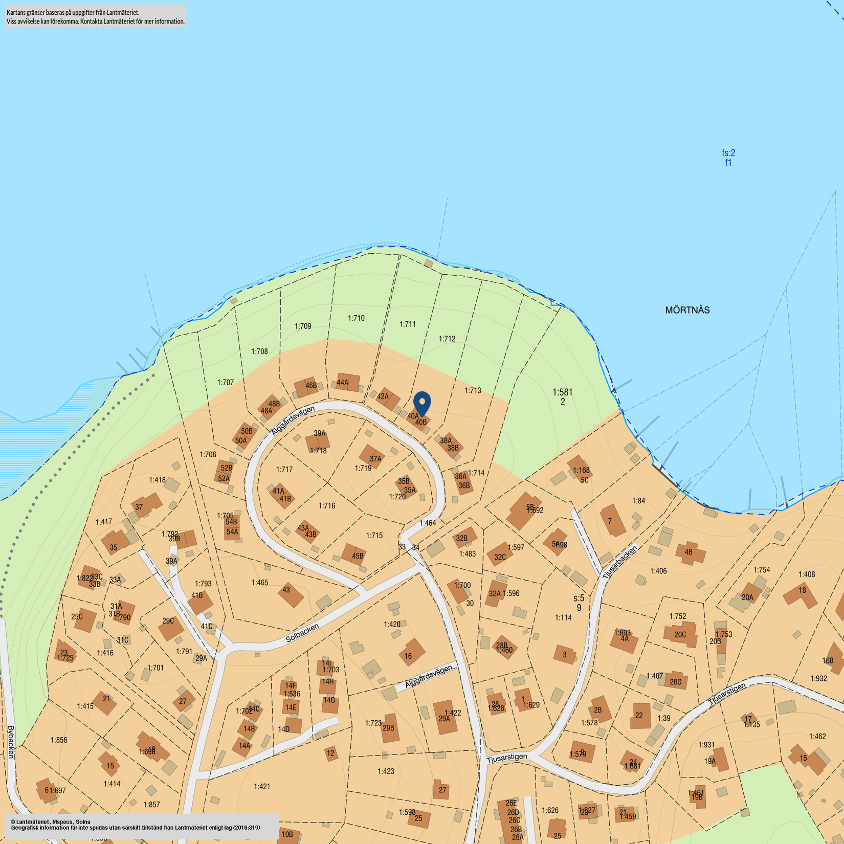 Radhus, Älggårdsvägen 40B, Mörtnäs, Värmdö