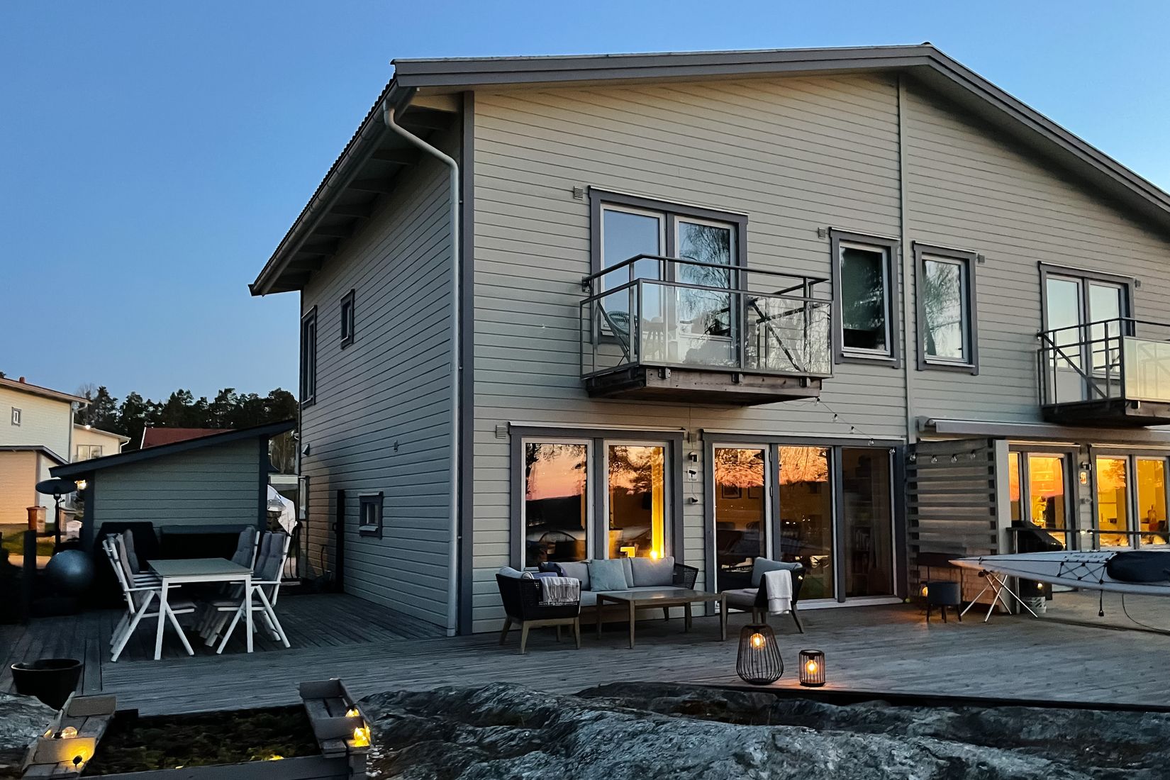 Radhus, Älggårdsvägen 40B, Mörtnäs, Värmdö