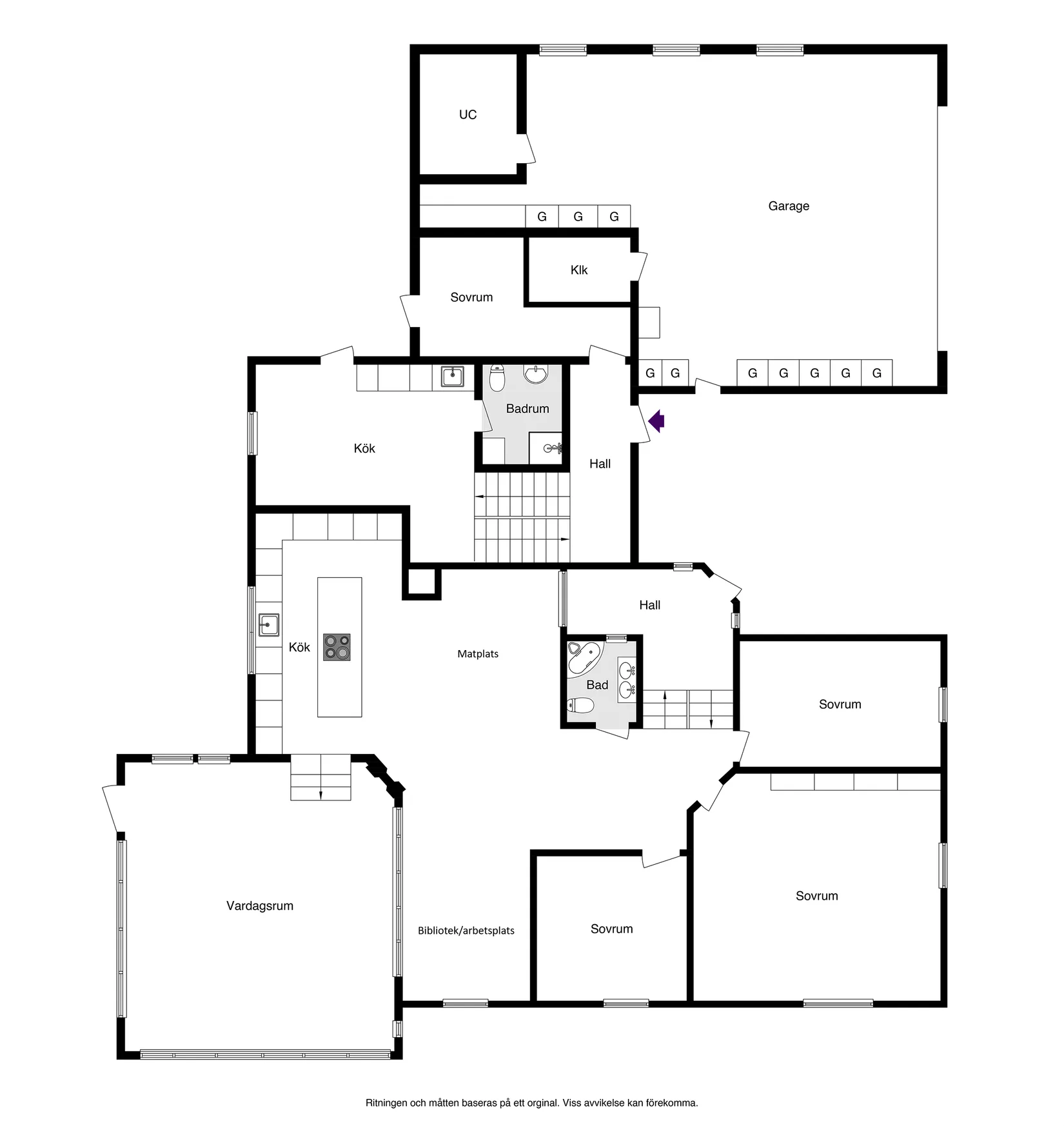 Villa, Skogsvägen 34, Bergsbrunna, Uppsala