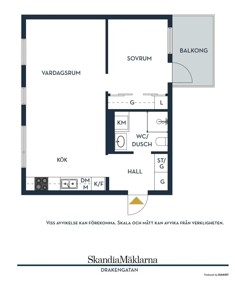 Bostadsrätt, Drakengatan 8, våning 3, Barkarbystaden, Järfälla