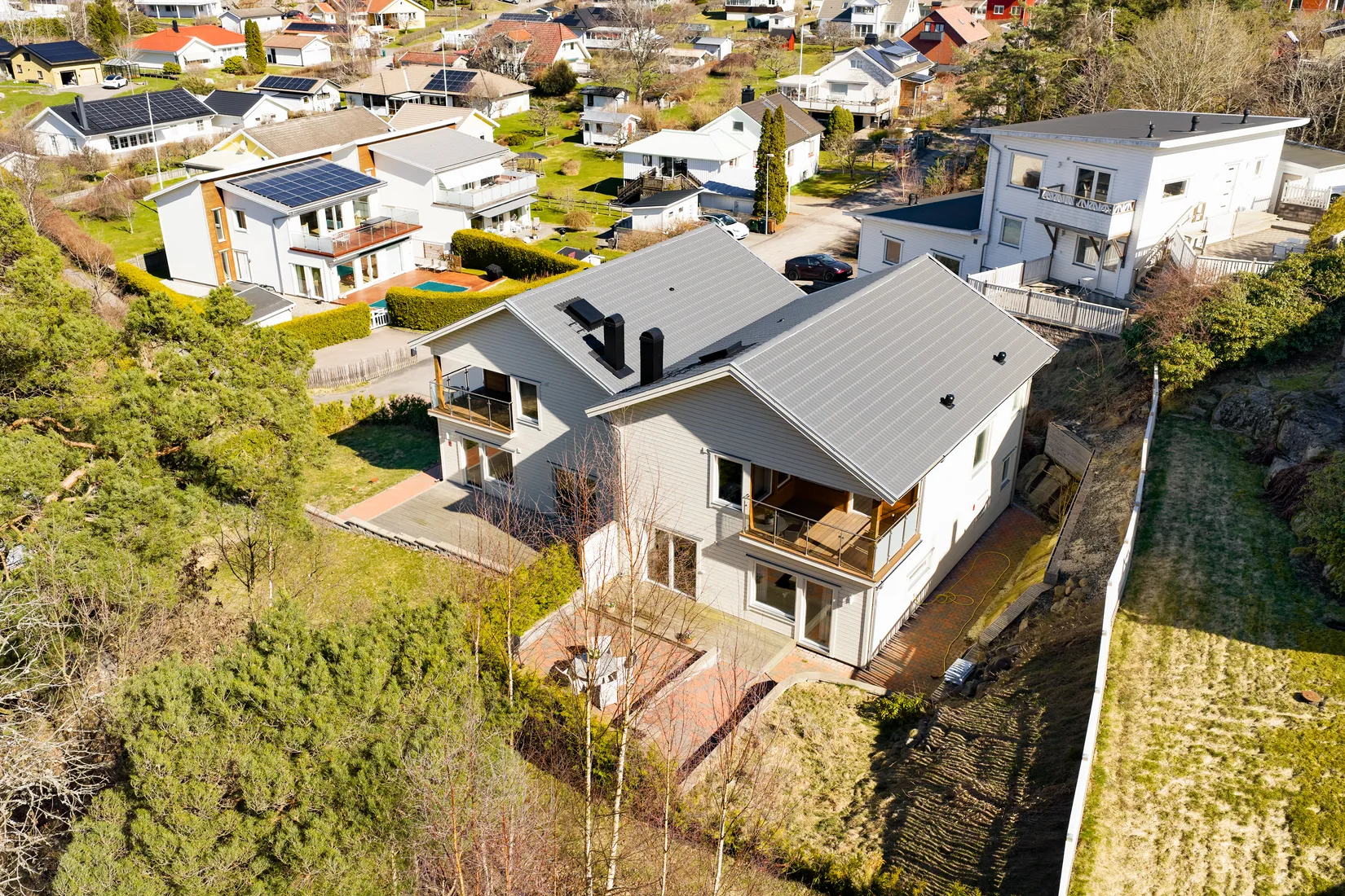 Villa, Radhus, Kopparåsen 17F, Billdal, Göteborg