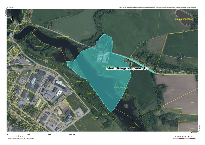 Gård/Skog, Ahlavägen 4, Ahla, Laholm