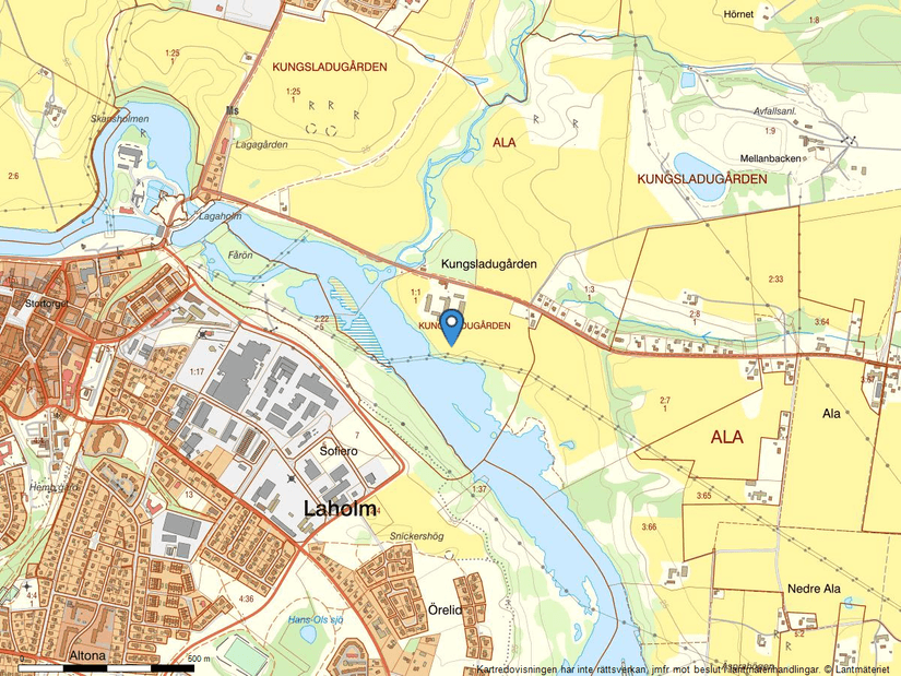 Gård/Skog, Ahlavägen 4, Ahla, Laholm