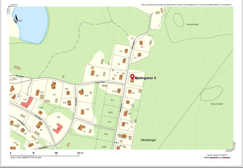 Villa, Malmgatan 5, Idkerberget, Borlänge