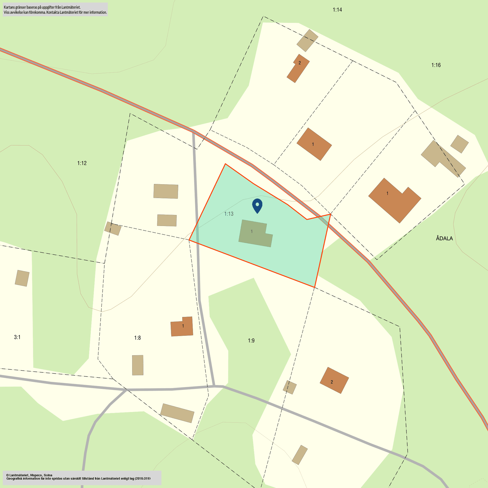 Villa, Ådala Björkbacka 1, Ydre