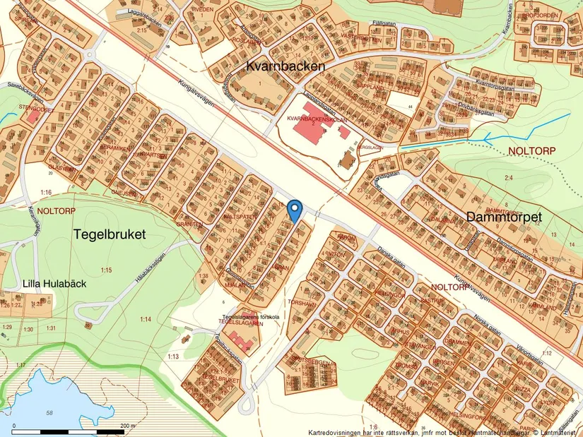 Villa, Glimmergatan 1, Tegelbruket, Alingsås