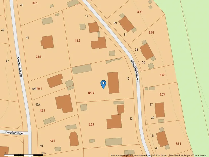 Villa, Skogskullevägen 15, Kimstad, Norrköping