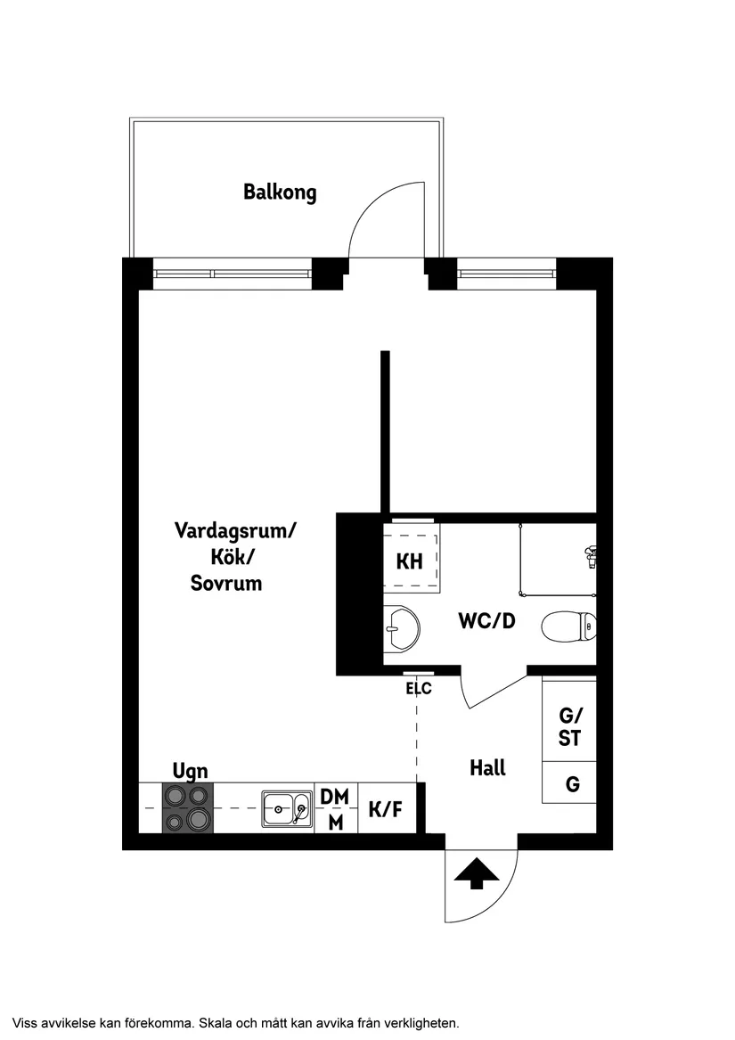 Bostadsrätt, Gunnarsberg 5B, Centralt, Kungälv