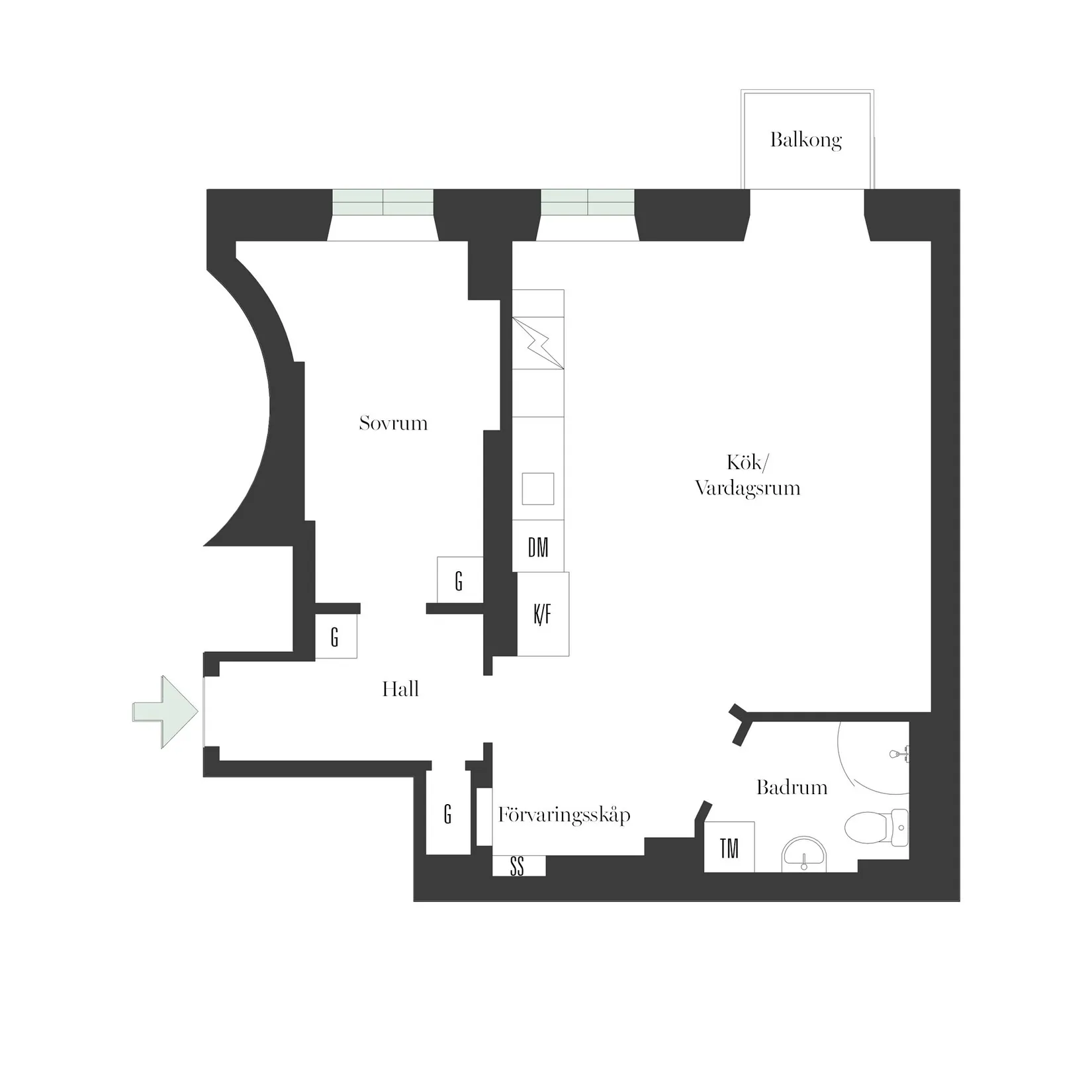 Bostadsrätt, Norra Agnegatan 40, 2tr, Kungsholmen, Stockholm
