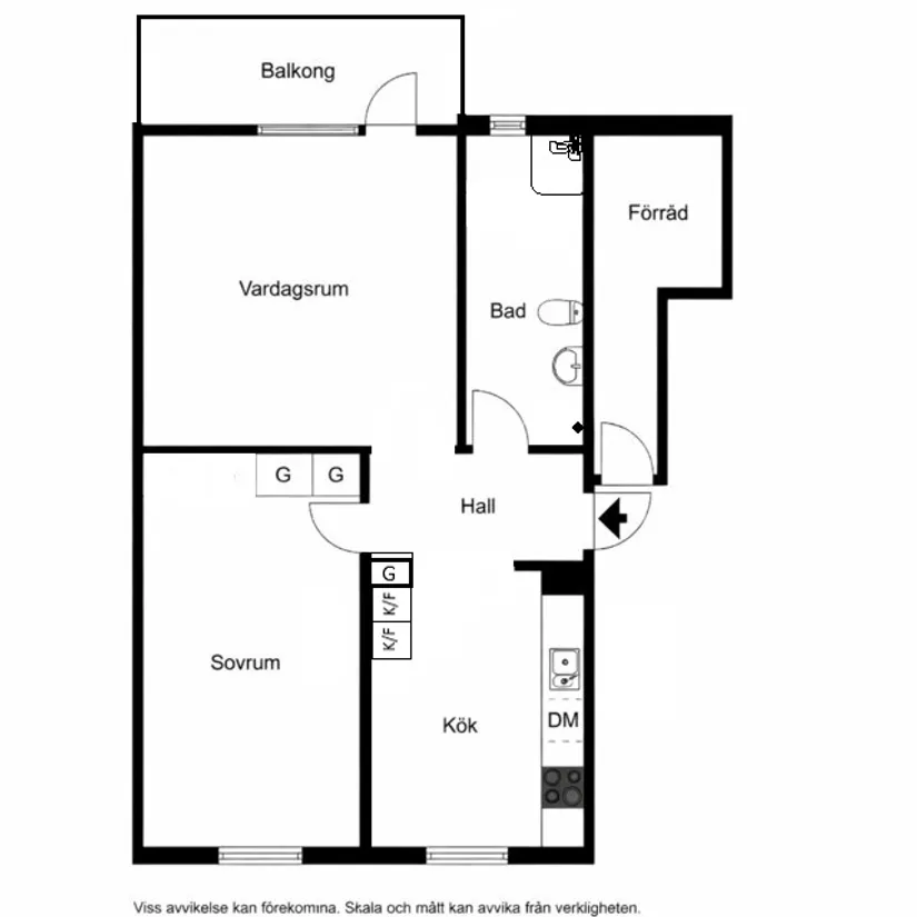 Bostadsrätt, Trädesvägen 2, Hallunda, Botkyrka