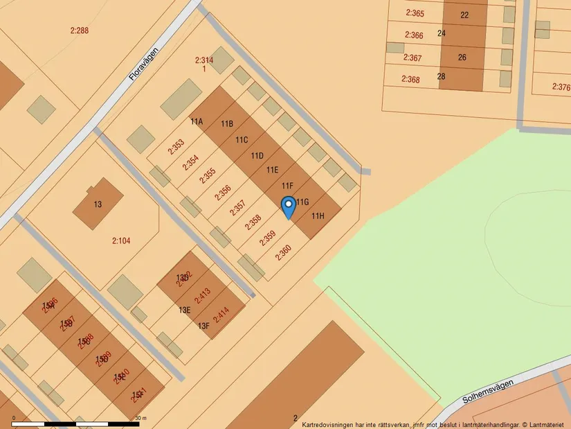 Villa, Radhus, Floravägen 11G, Haninge