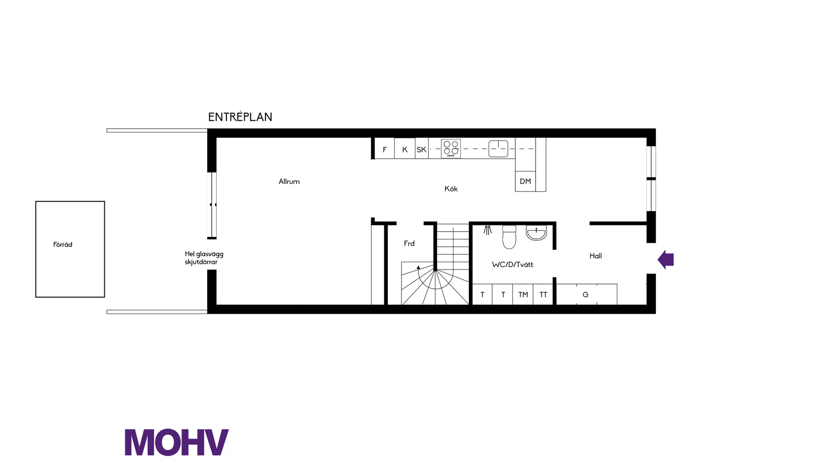 Bostadsrätt, Radhus, Generalsvägen 114E, Österskär, Österåker