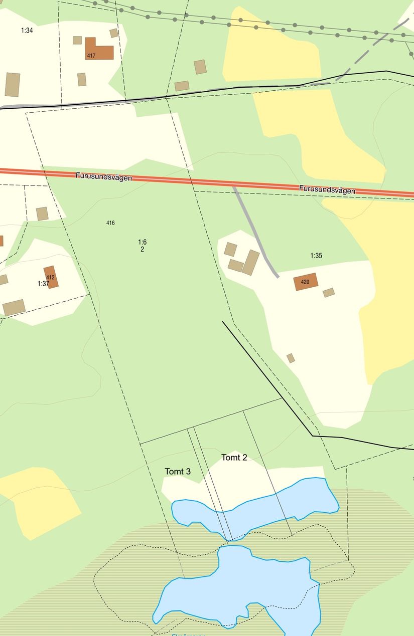 Tomt, Eknö Backe 8, Furusund, Svartnö/Eknö, Norrtälje