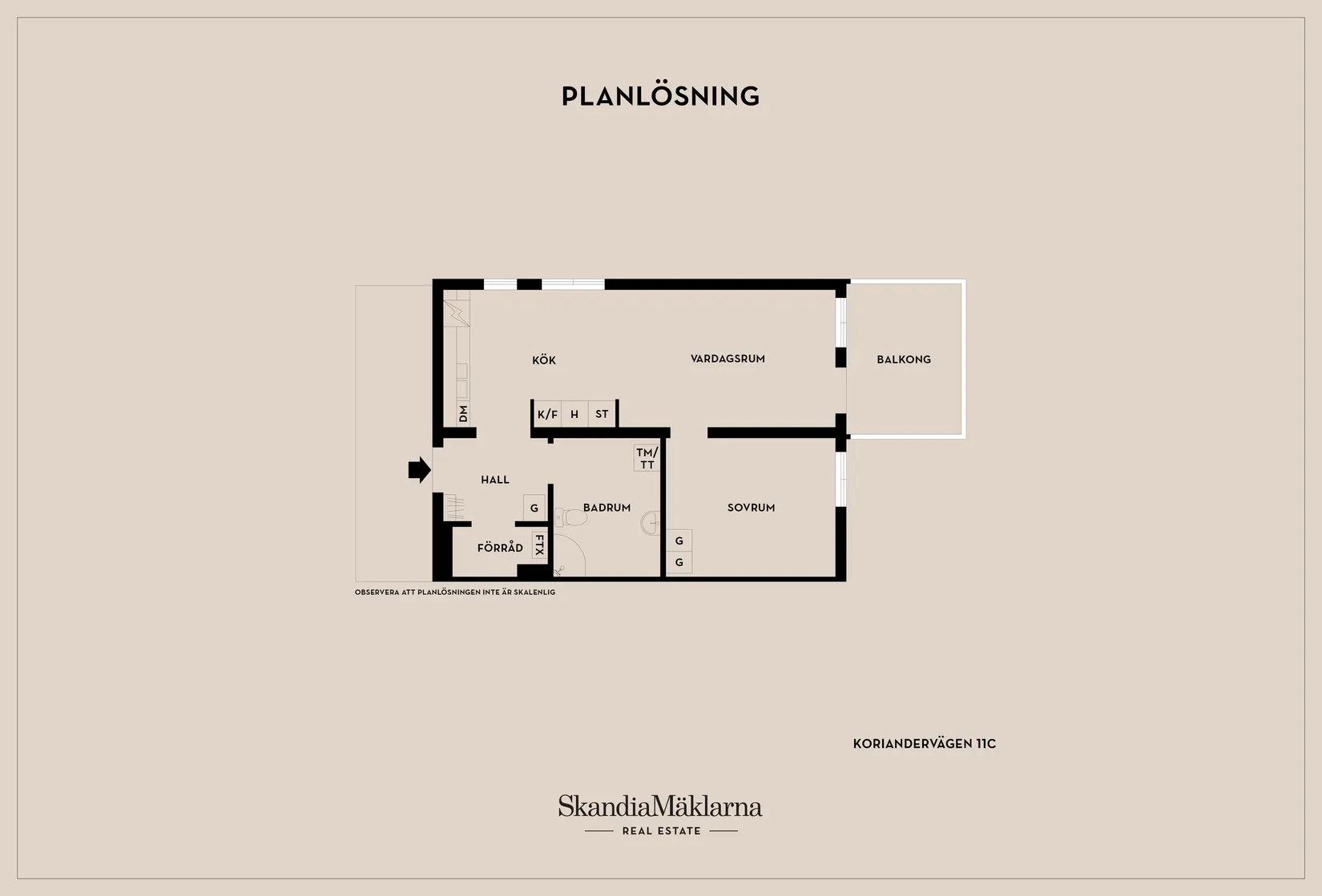 Bostadsrätt, Koriandervägen 11C, Kvarnbäck, Höör