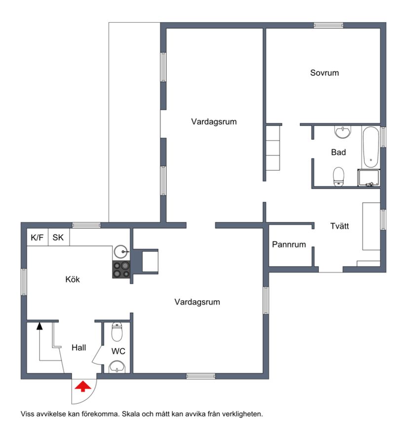 Villa, Nyby 23, Bjurholm