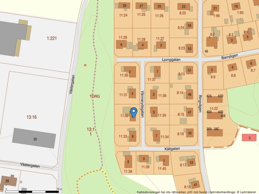 Villa, Vännarydsgatan 6, Lagan, Ljungby