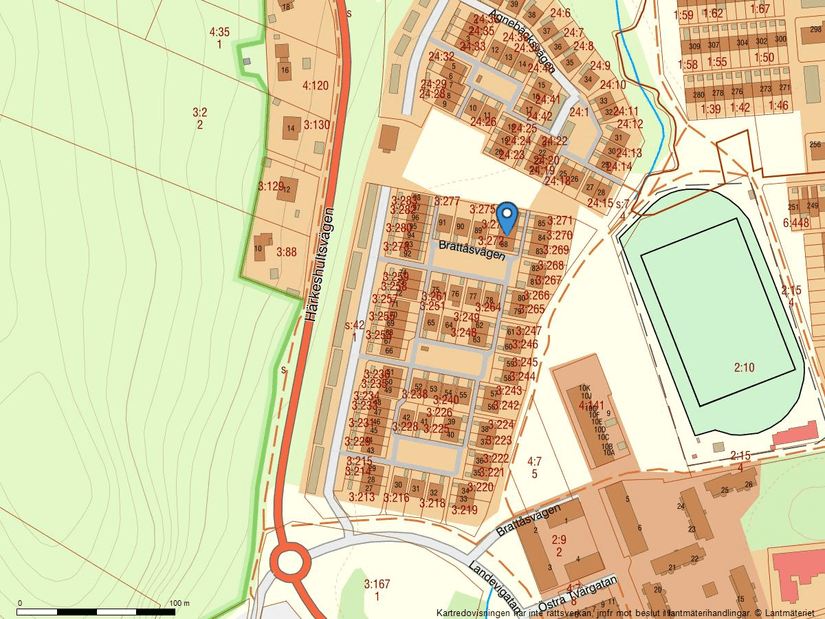 Villa, Radhus, Brattåsvägen 87, Landvetter - Centralt, Härryda