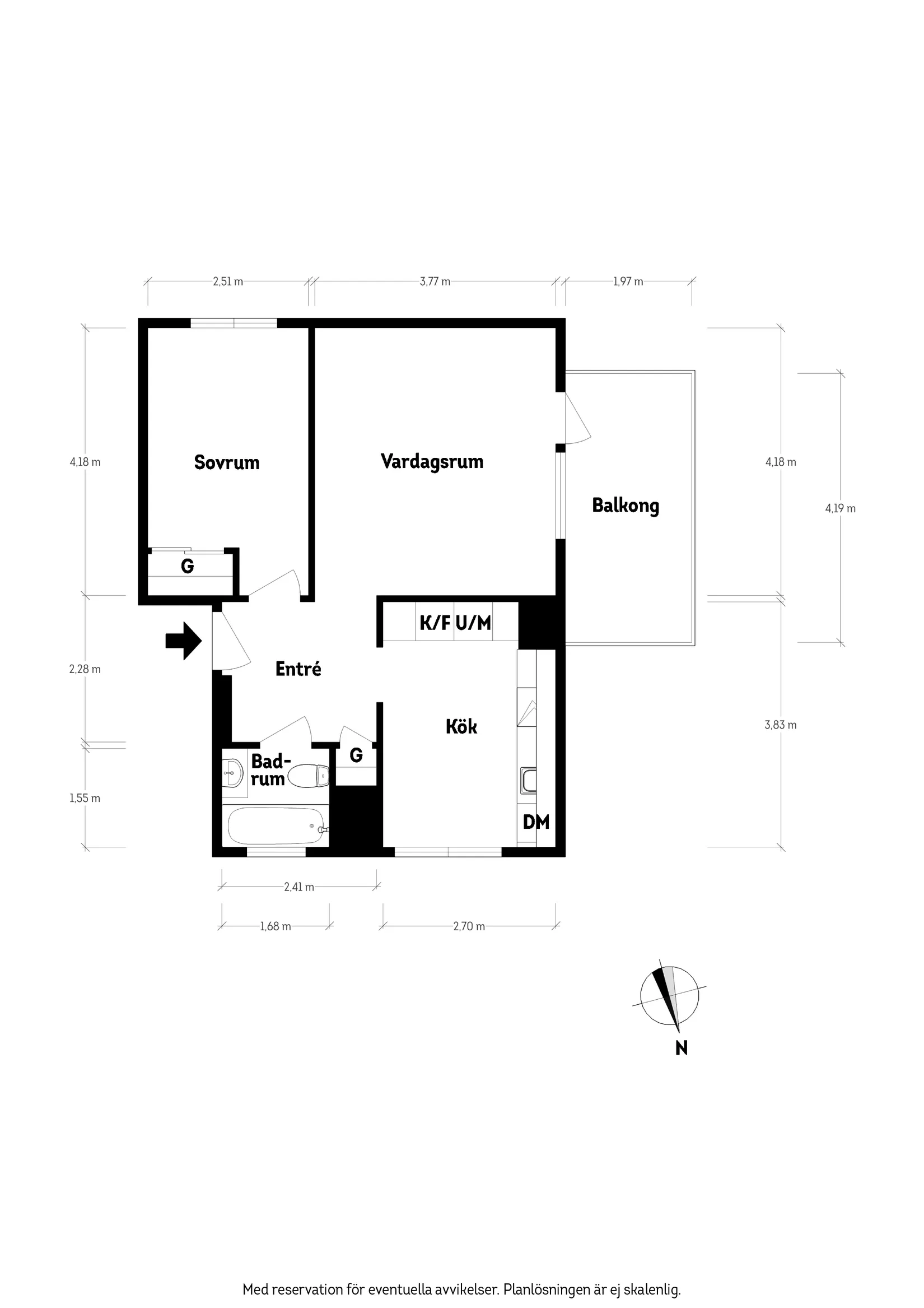 Bostadsrätt, Ernst Torulfsgatan 21A, Munkebäck, Göteborg