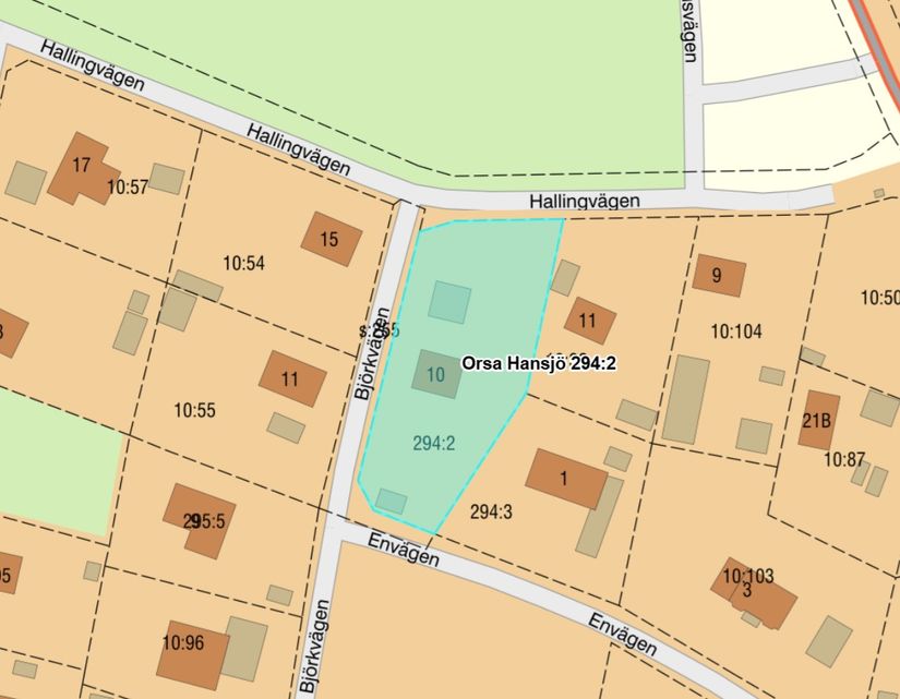 Villa, Björkvägen 10, Sandhed, Orsa