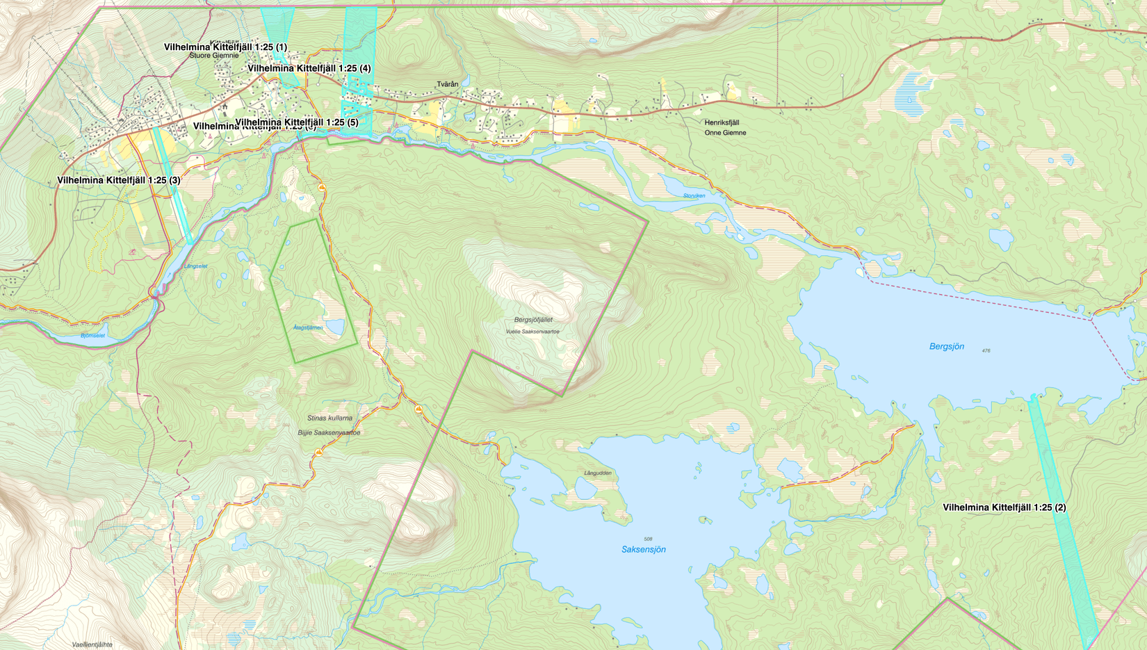 Tomt, Anbud på skogsfastighet i Kittelfjäll, Kittelfjäll, Vilhelmina