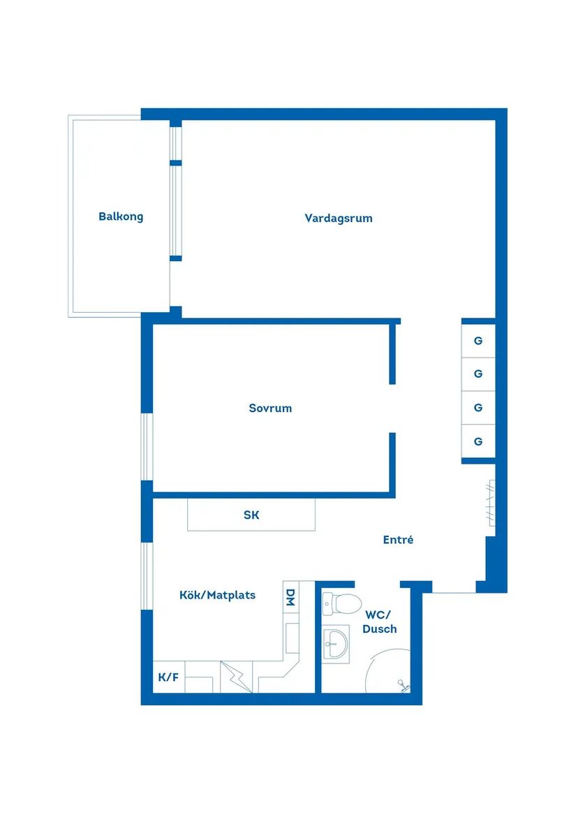 Bostadsrätt, Amiralitetstorget 12, Trossö, Karlskrona