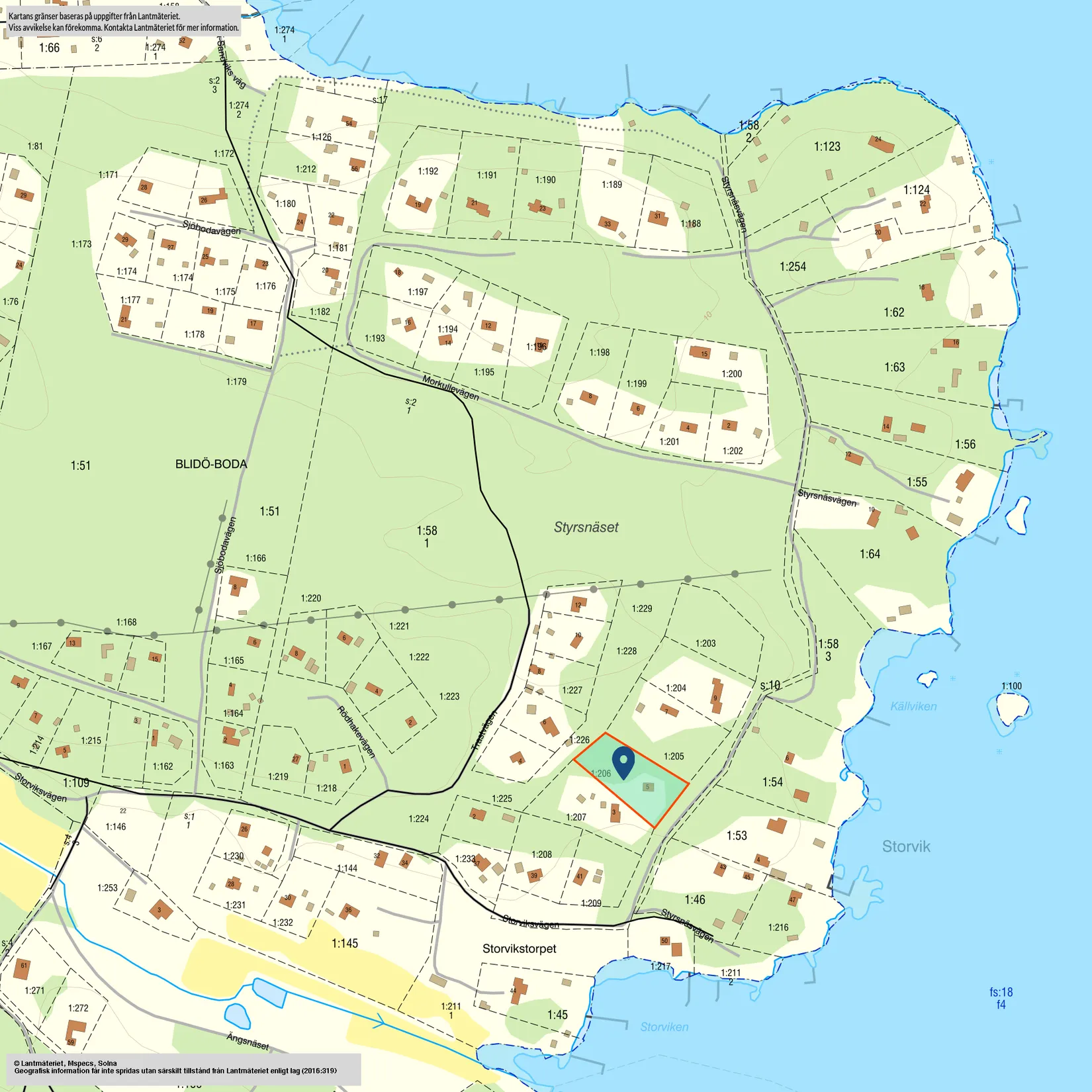 Fritidshus, Styrsnäsvägen 5, Blidö-Boda, Norrtälje