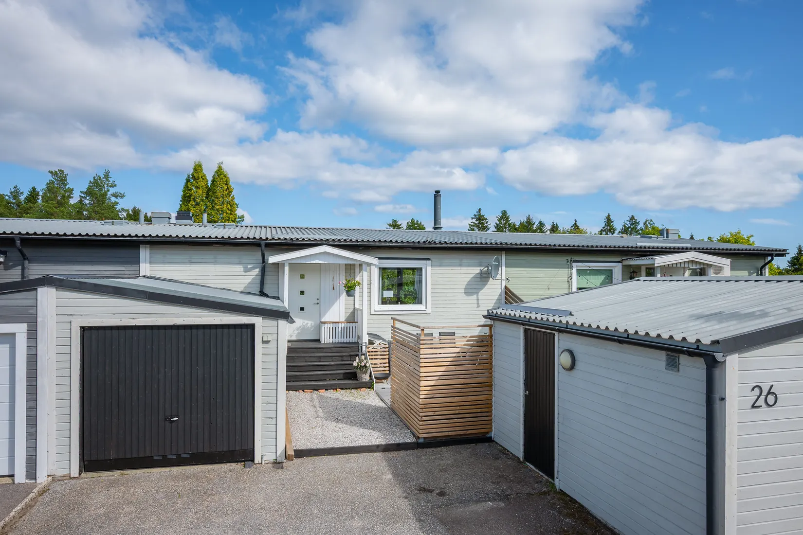 Radhus, Fäbodvägen 26, Klockarberget, Sundsvall