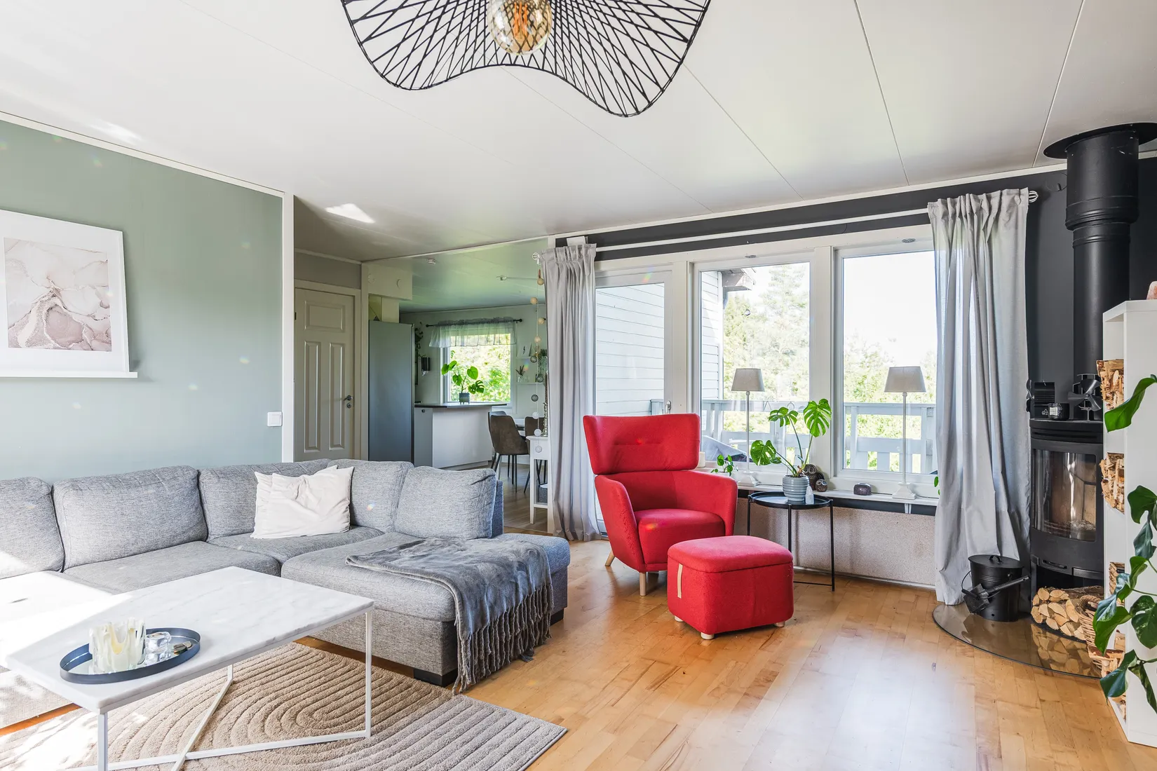 Radhus, Fäbodvägen 26, Klockarberget, Sundsvall
