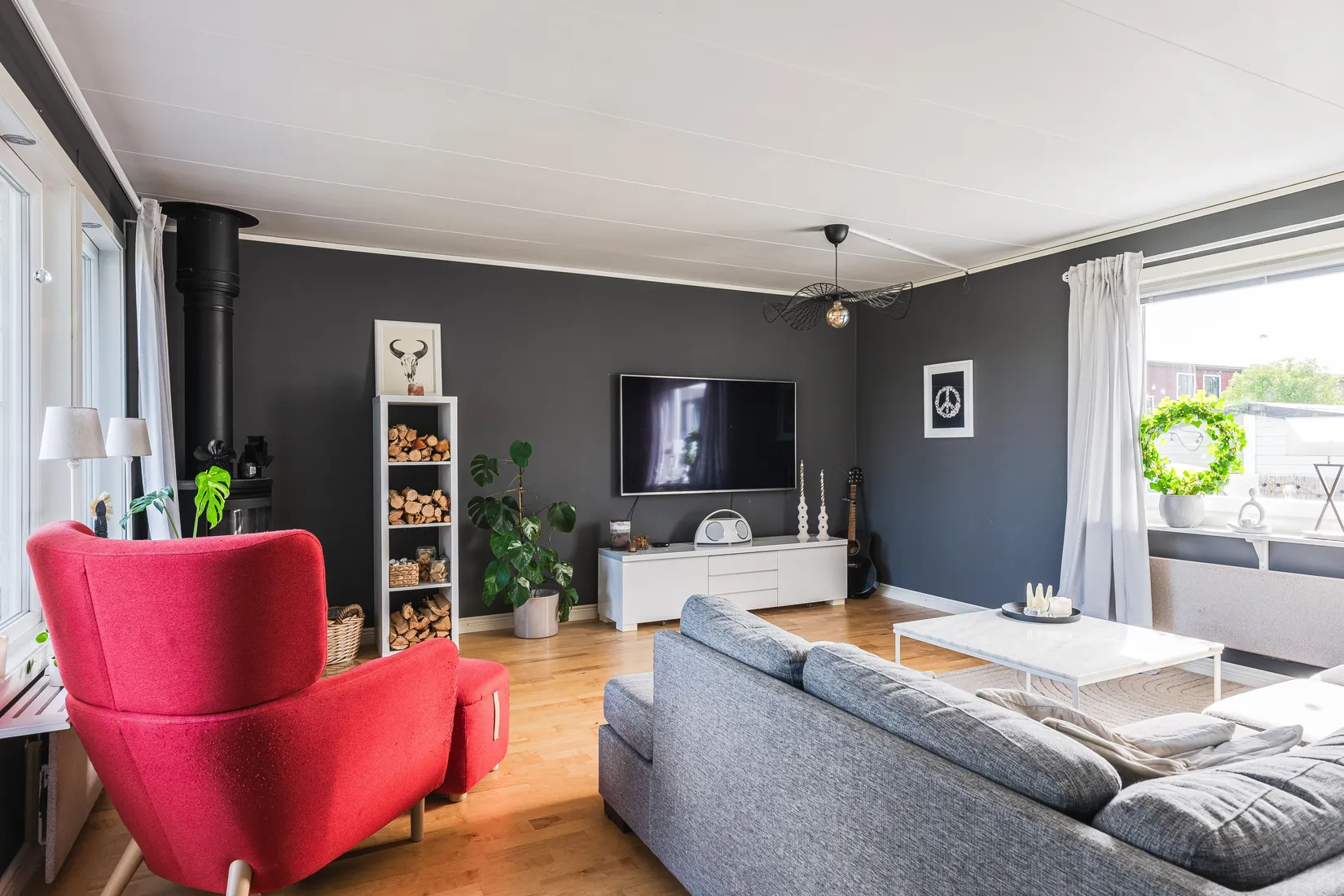 Radhus, Fäbodvägen 26, Klockarberget, Sundsvall