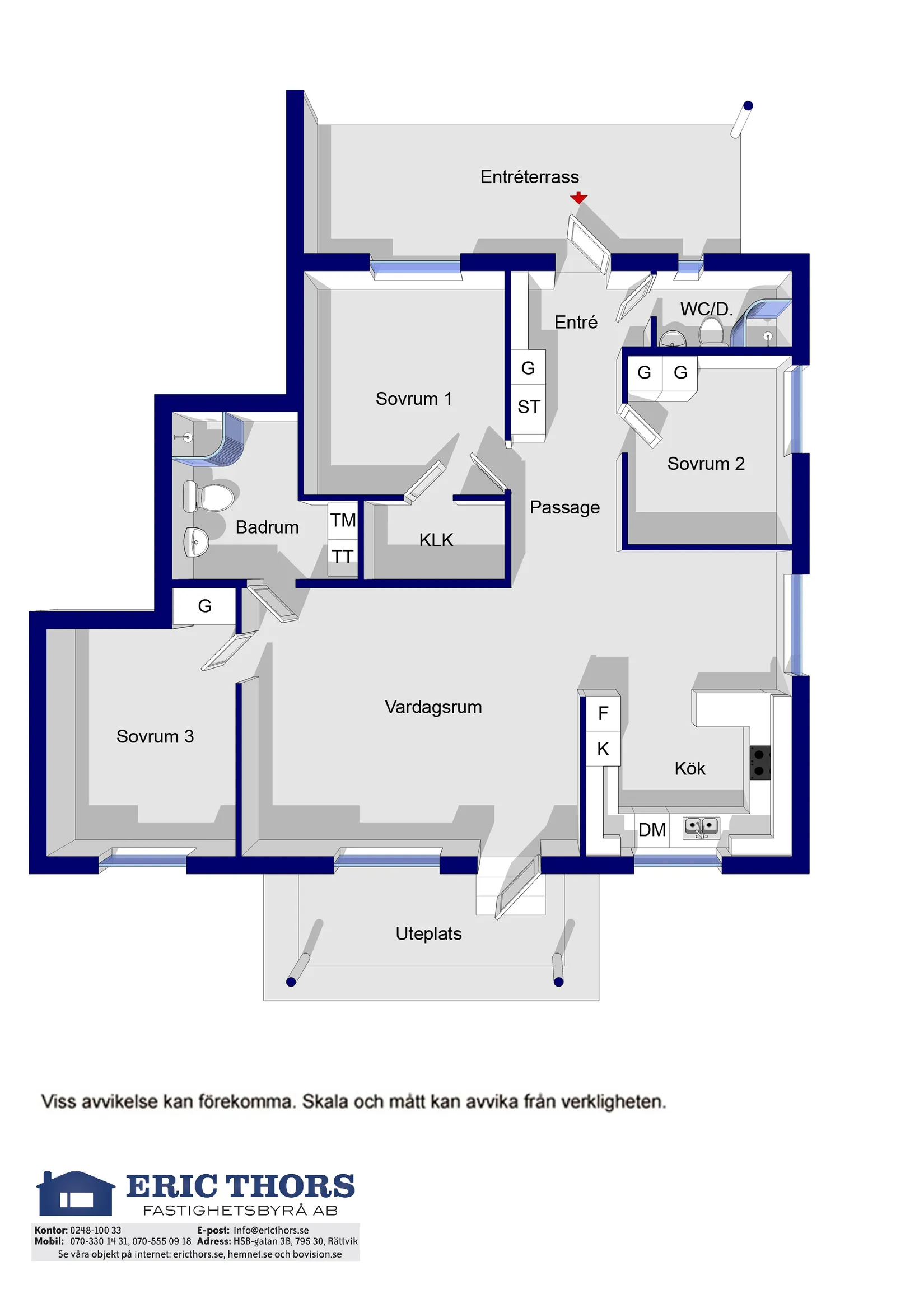 Bostadsrätt, Vasagatan 5F, Rättvik