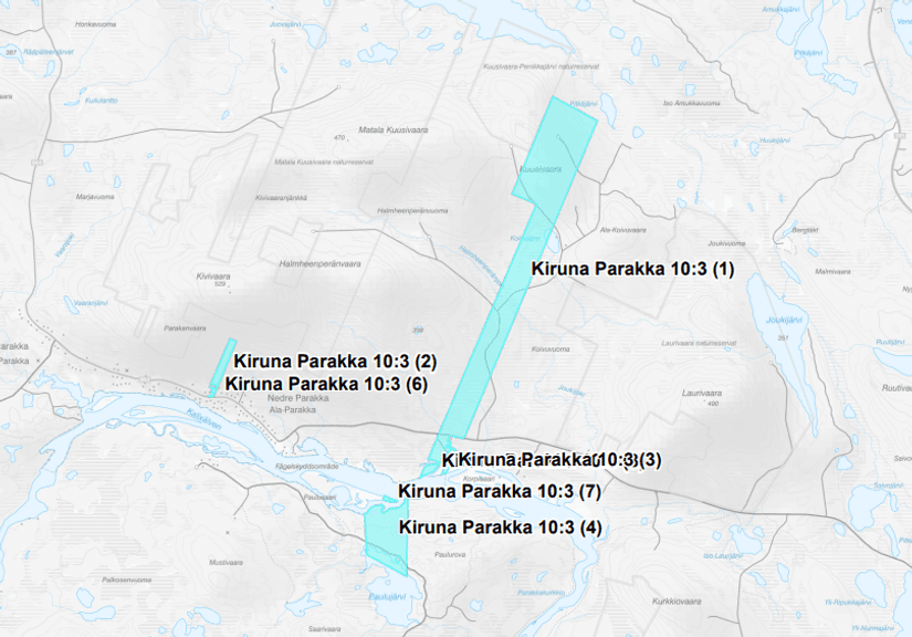 Gård/Skog, Parakka 10:3, Kiruna