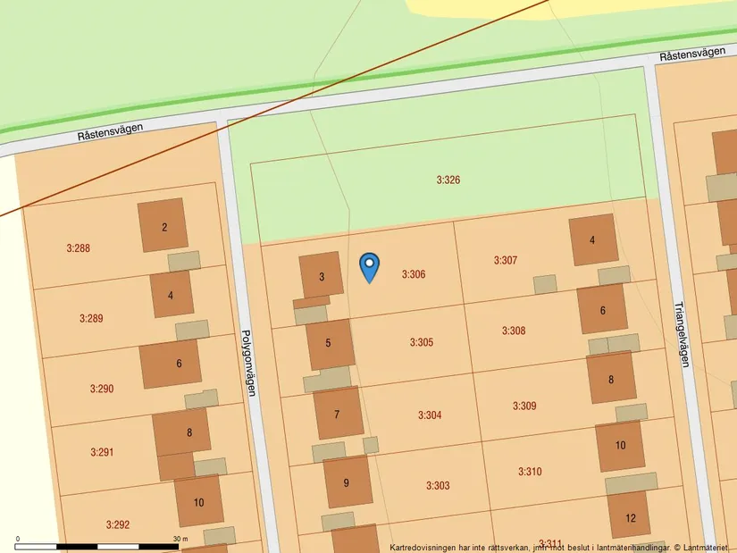 Villa, Radhus, Polygonvägen 3, Viksjö, Järfälla