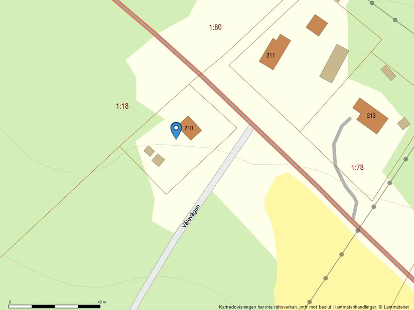 Fritidshus, Våle 210, Söråker, Timrå