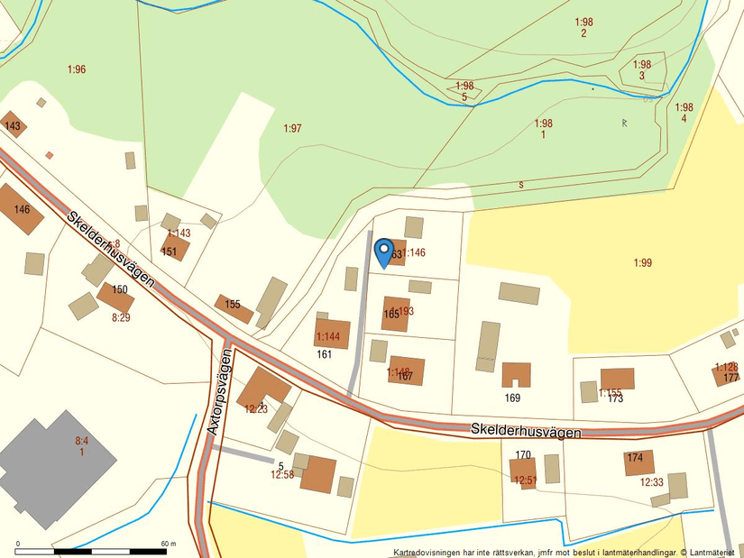 Villa, Skelderhusvägen 163, Axtorp, Ängelholm