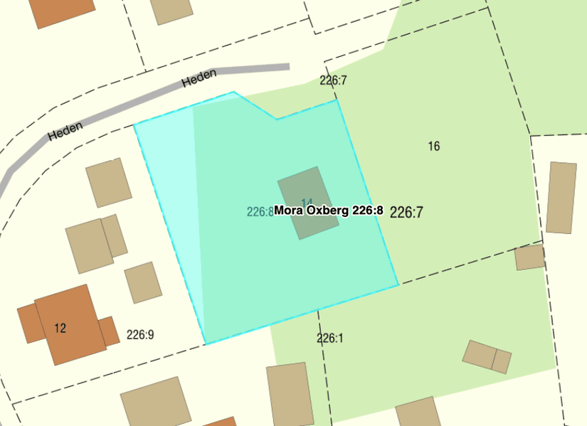 Fritidshus, Heden 14, Oxberg, Mora