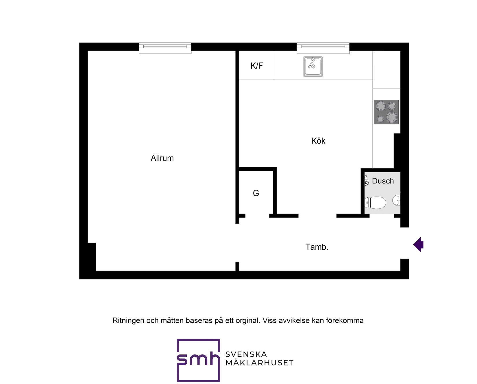 Bostadsrätt, Cronströmsvägen 12, Bromma / Mariehäll, Stockholm