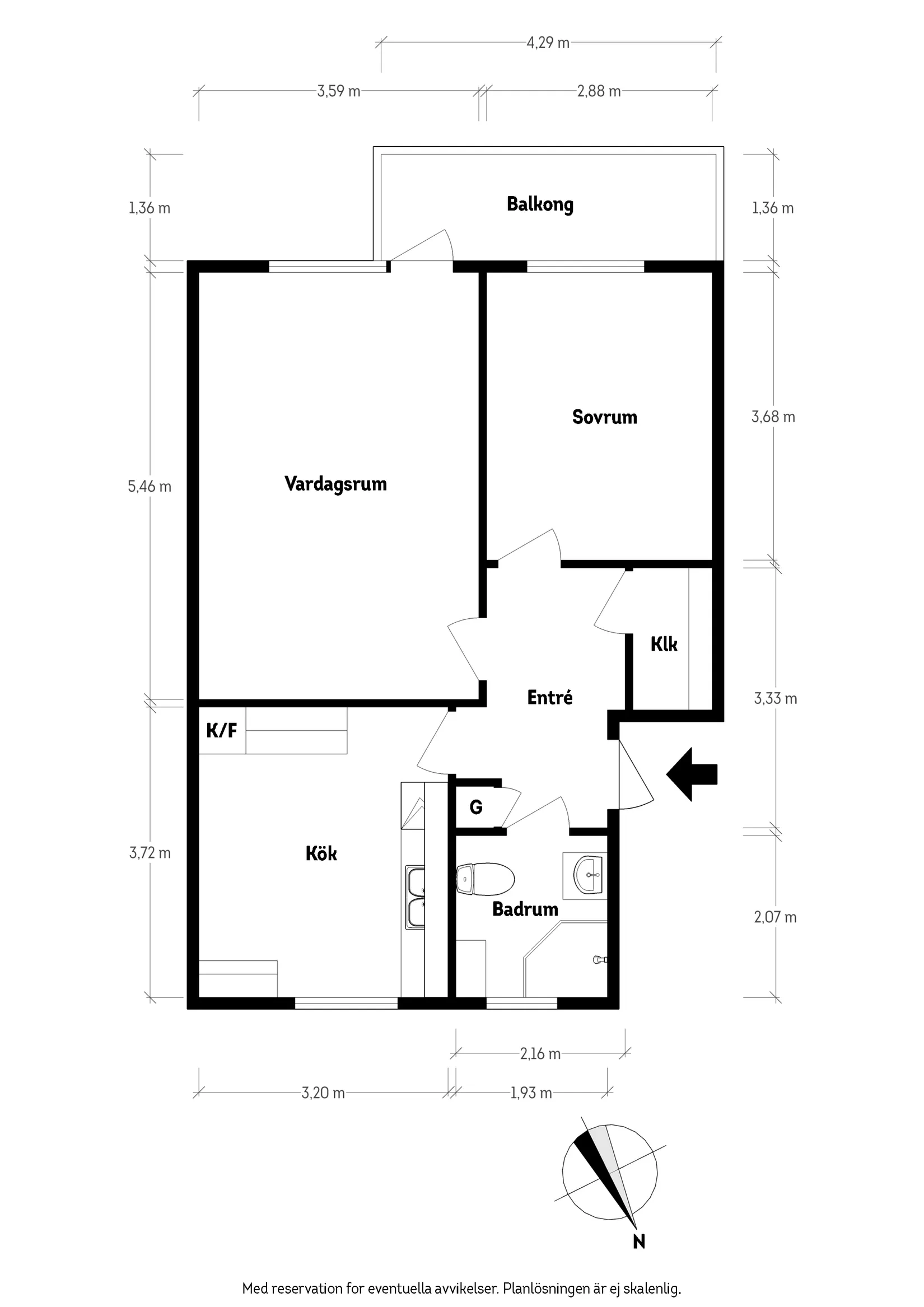 Bostadsrätt, Ahrenbergsgatan 22B, Munkebäck, Göteborg