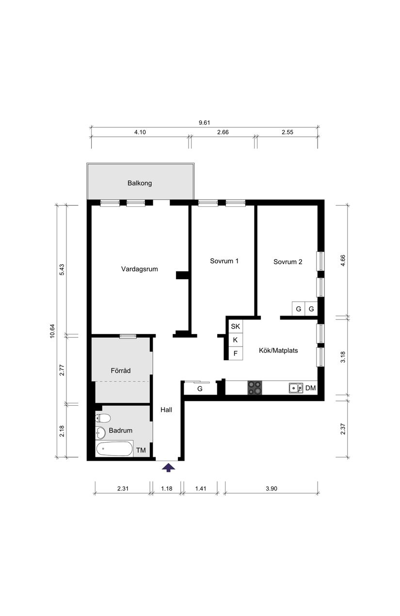 Bostadsrätt, Ornövägen 32, Västra Orminge, Nacka