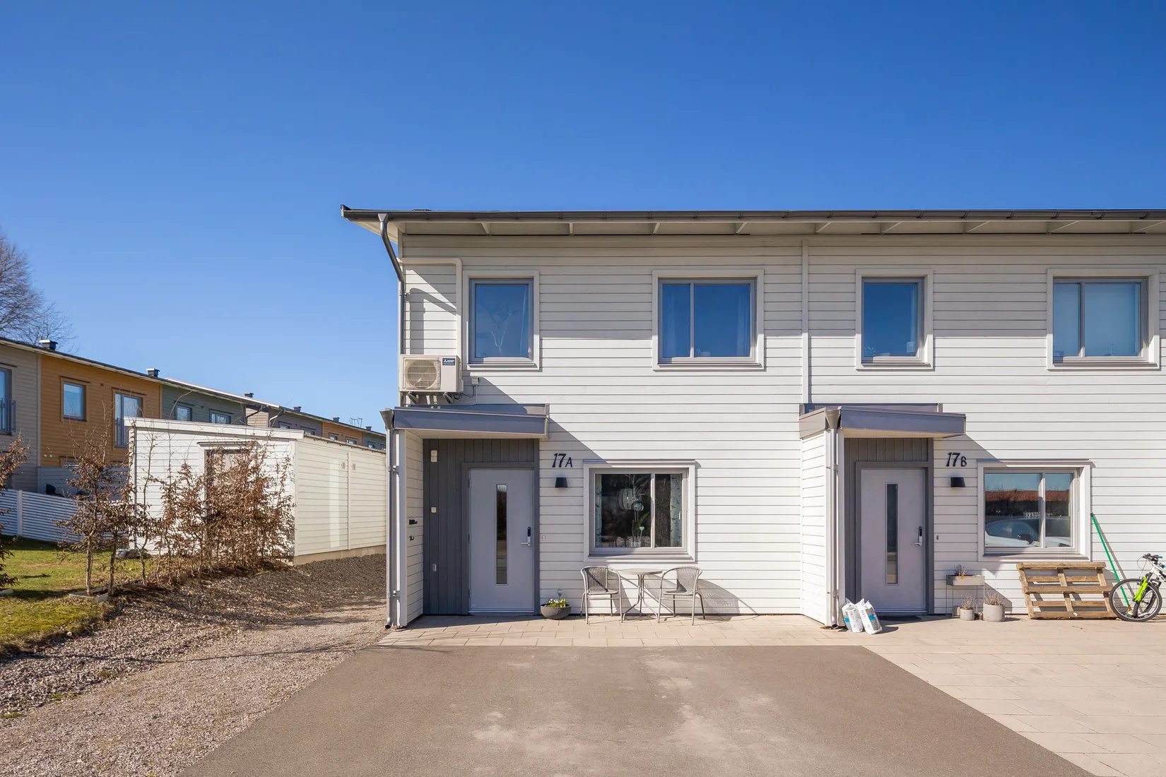 Bostadsrätt, Radhus, Hägnadsgatan 17A, Trädgårdsstaden, Skövde