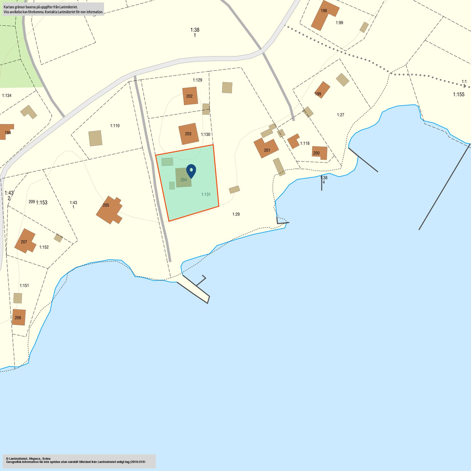 Villa, Pråmviken 204, Pråmviken, Sundsvall